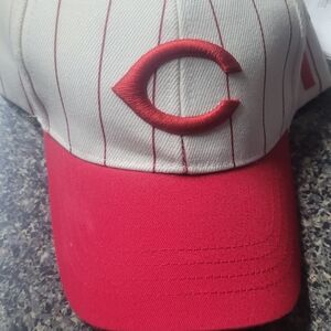 Red and White Baseball Cap